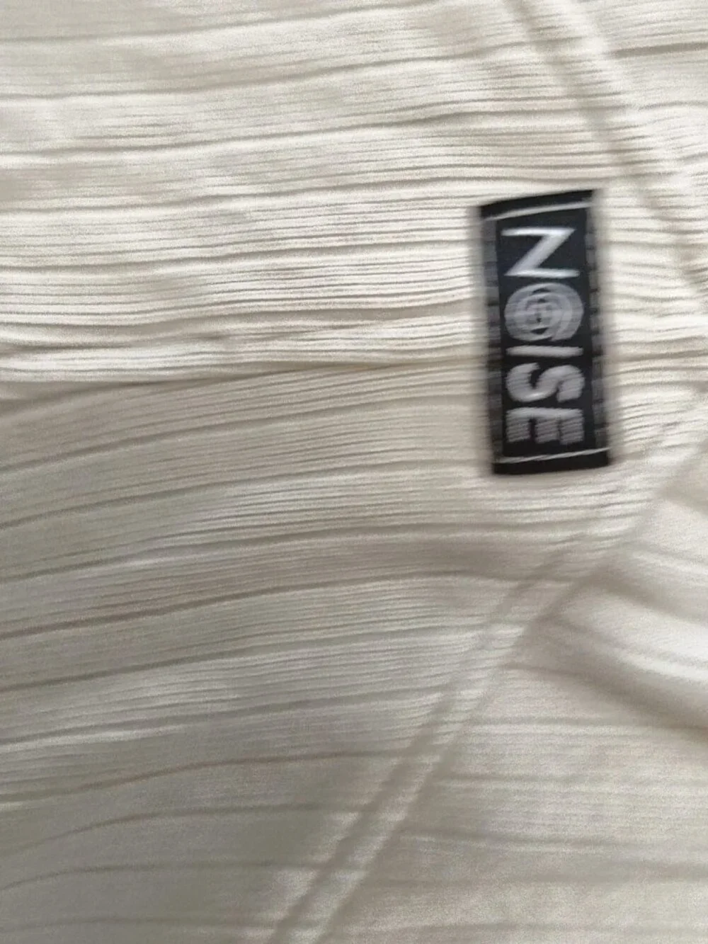 Noy's Classic Ribbed Cotton Jumpsuit, Cream/Off-White, Size S Made in Canada - Picture 13 of 14